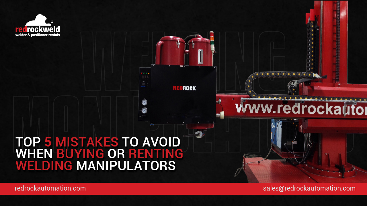 Top Five Mistakes To Avoid When Buying Or Renting Welding Manipulators