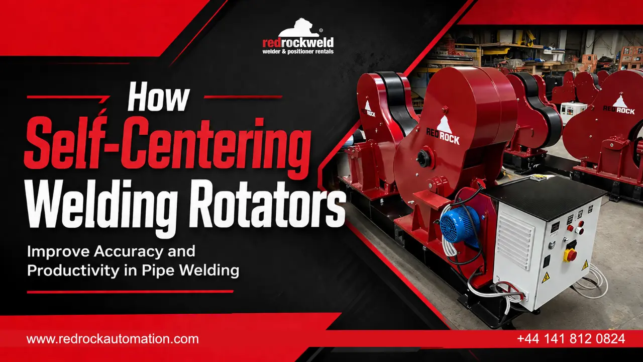 Self-centering welding rotators