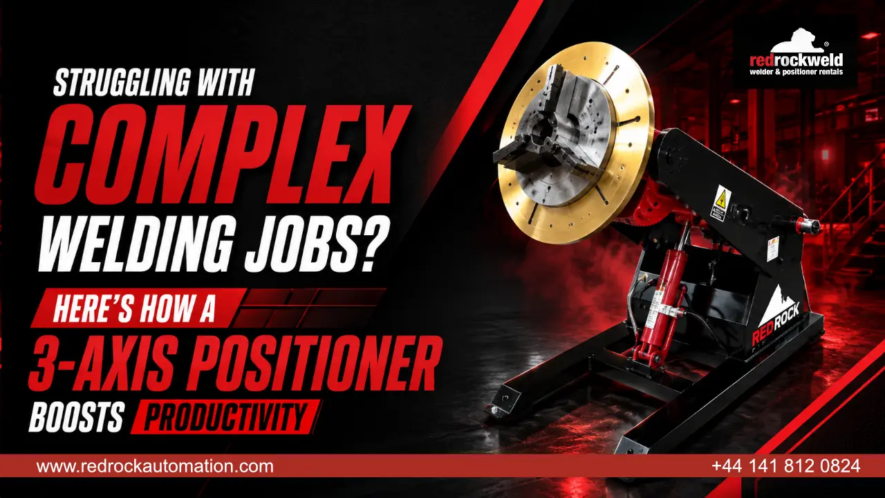 3 axis positioner for welding productivity.